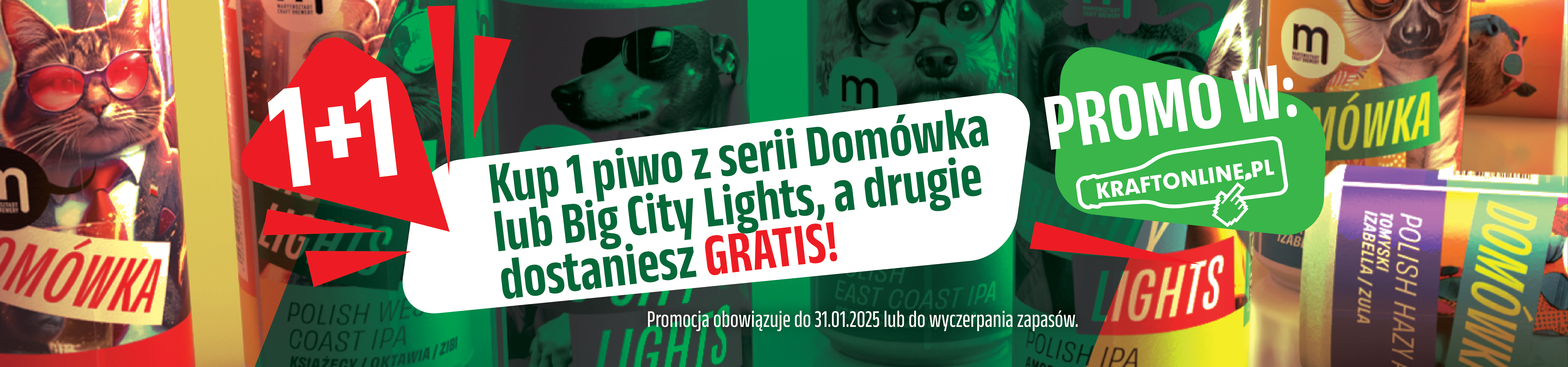 promo 1+1 domówka itd. 