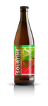 Sourtime Gose with rhubarb and strawberry